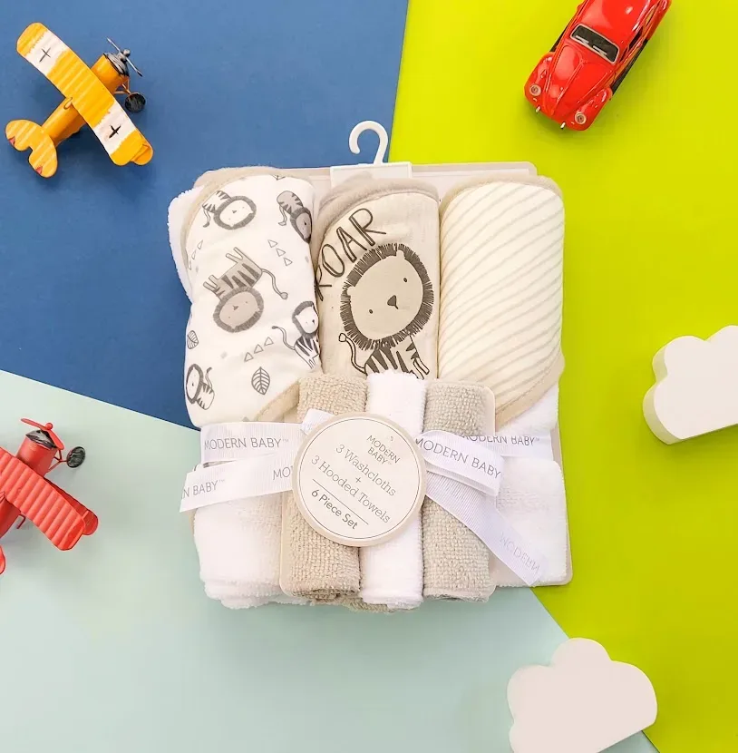 Conjunto de 3 paños para niña mas 3 pañitos