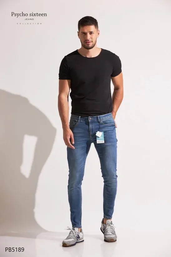 Jeans PSYCHO SIXTEEN para caballero skinny PB5189