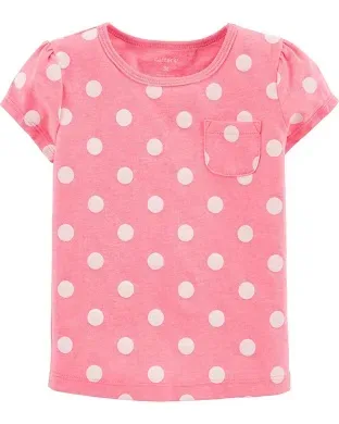 Blusa Carter's para niña color rosado