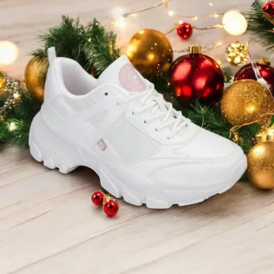 Tenis Promise Budapest All White para dama