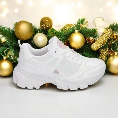 Tenis Promise Budapest All White para dama