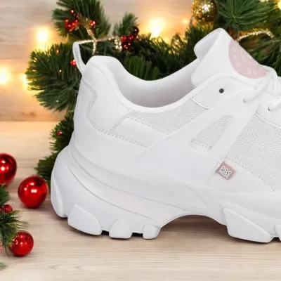 Tenis Promise Budapest All White para dama