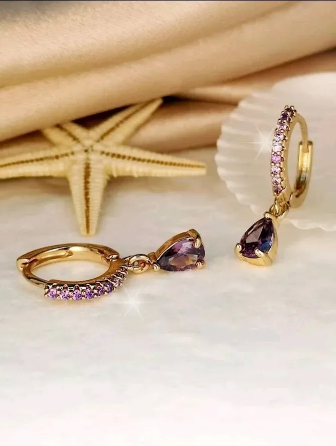 Aretes de cobre para Dama