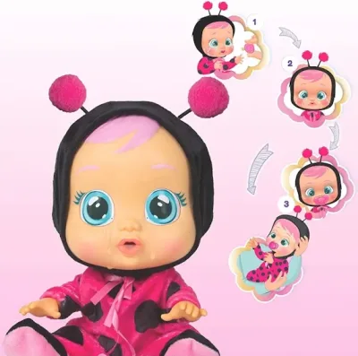 Muñeca Cry Babies para niña multicolor
