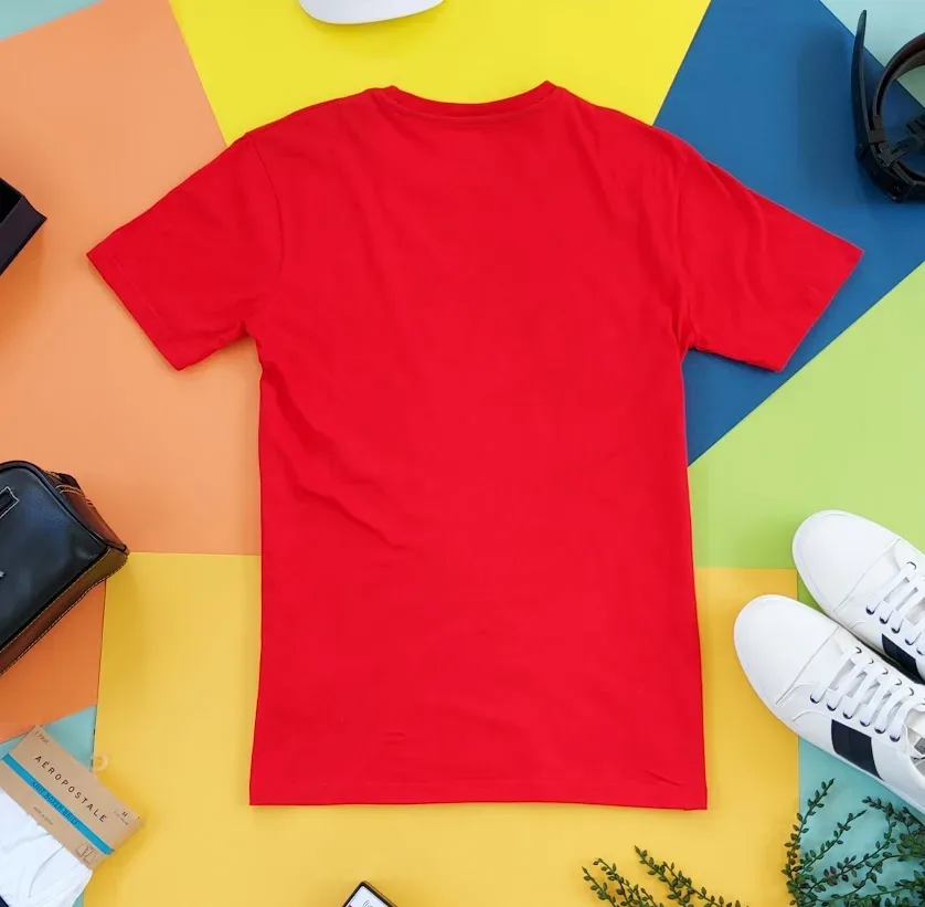 Camiseta Polo para caballero color rojo