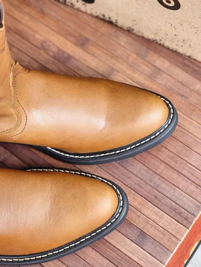 Botas Establo para caballero Miel 01