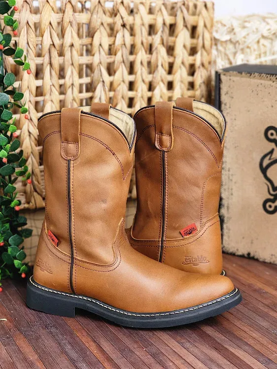 Botas Establo para caballero Miel 01