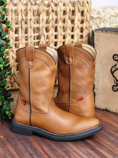 Botas Establo para caballero Miel 01
