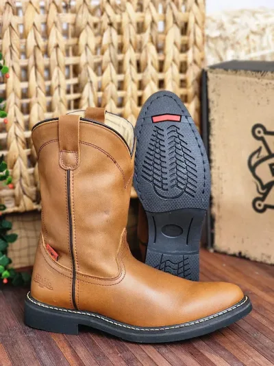 Botas Establo para caballero Miel 01