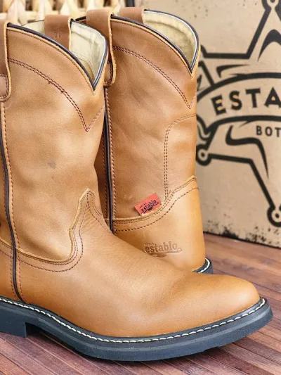 Botas Establo para caballero Miel 01