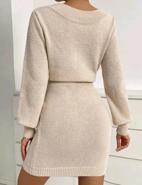 Vestido para dama color beige