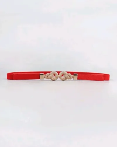 Cinturón para Dama color Rojo