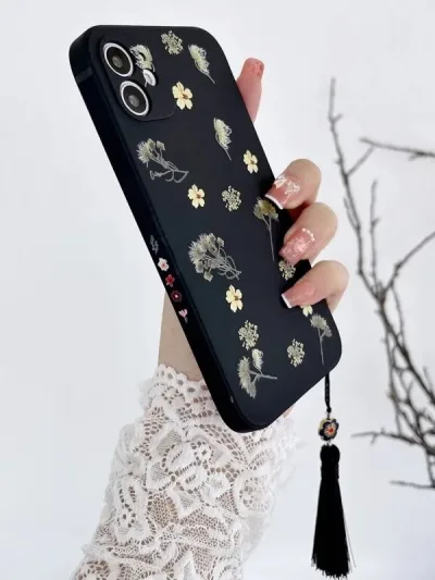 Funda para celular diseño floral