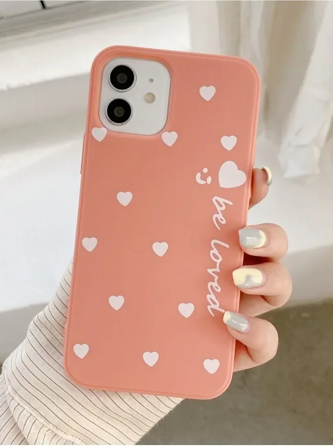 Funda para celular color PAPAYA