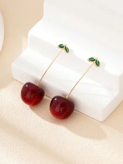 Aretes cereza - Fantasia Fina