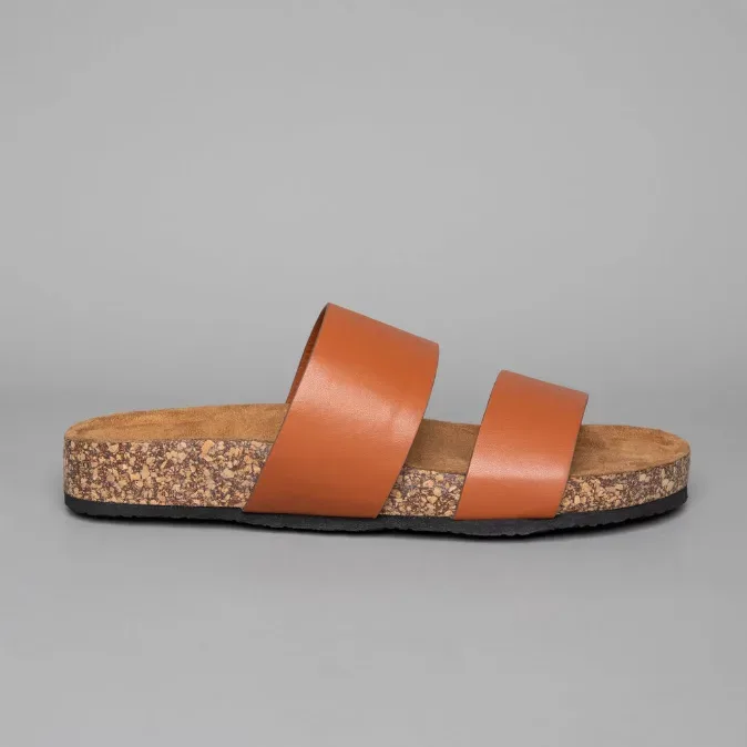 Sandalias Coral para dama color Camel Darla