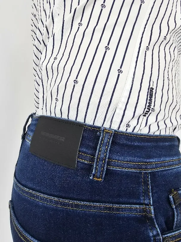 Jeans Hummer para caballero color azul  417-IM13-DB03