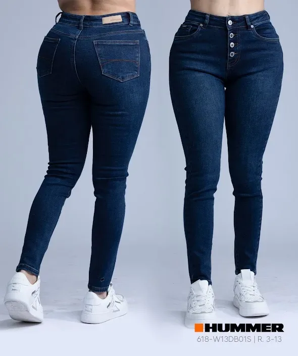 Jeans Hummer para dama 618-W13DB01S color azul