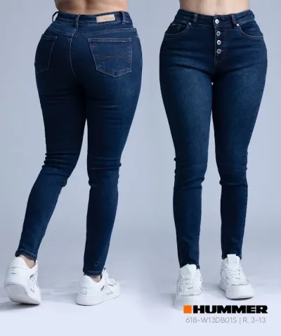 Jeans Hummer para dama 618-W13DB01S color azul