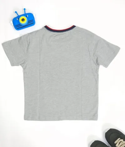 Camiseta Tommy Hilfilger para niño color gris