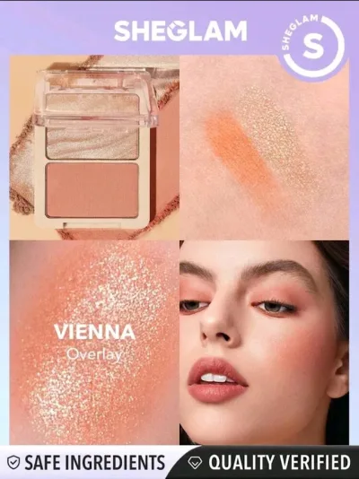 Paleta de iluminador y rubor VIENNA