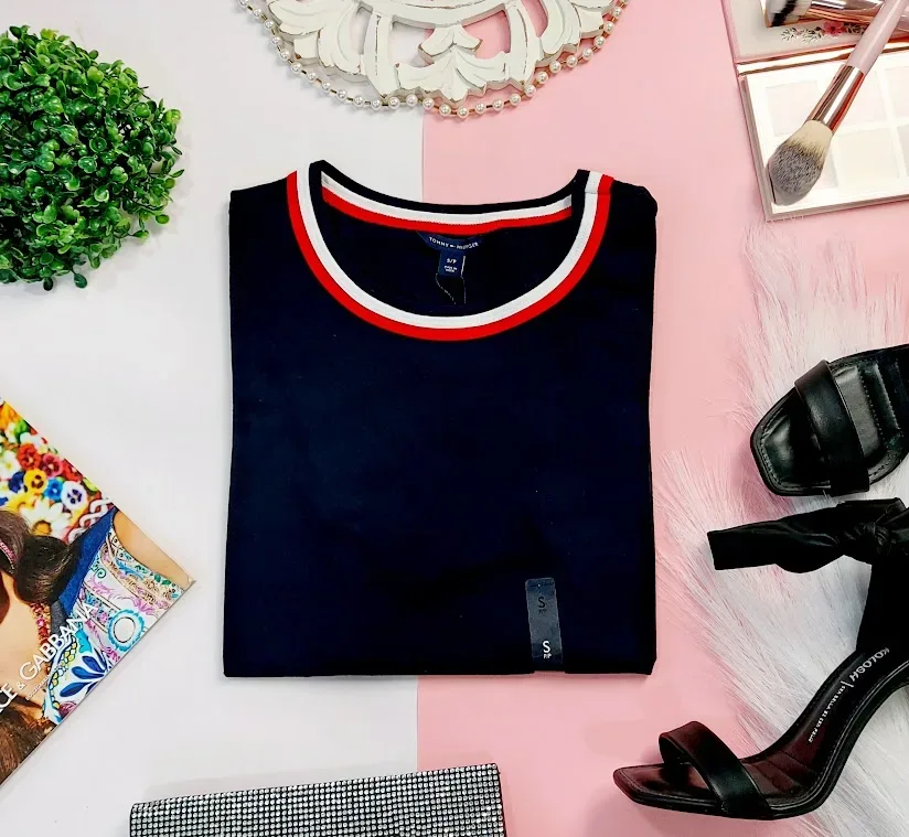CamisetaTommy Hilfiger para dama color azul