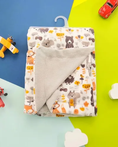 Cobija para niño con diseño de animales