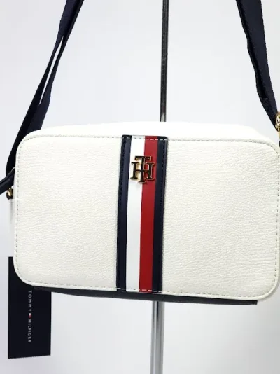 Bolso Tommy Hilfiger para dama color blanco
