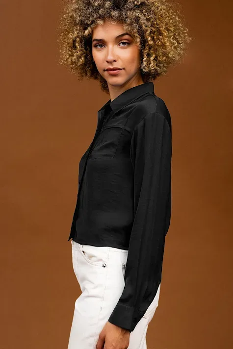 Blusa Naked Zebra para dama #WB4914 COLOR NEGRO
