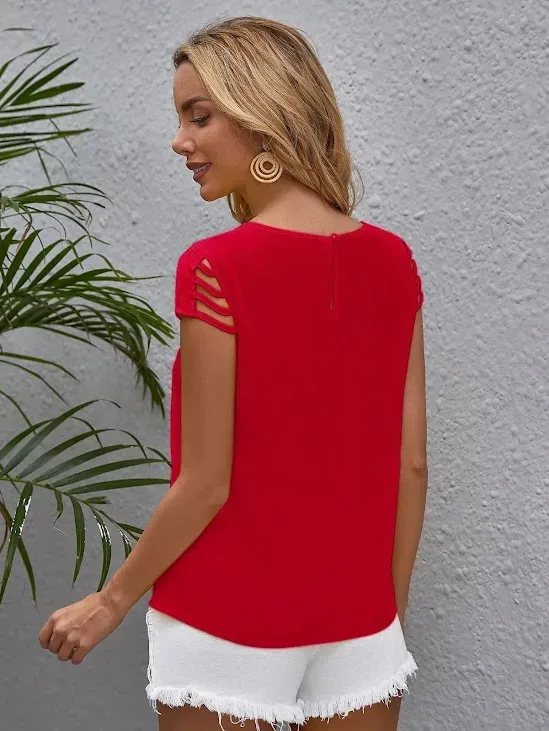 Blusa para dama color rojo