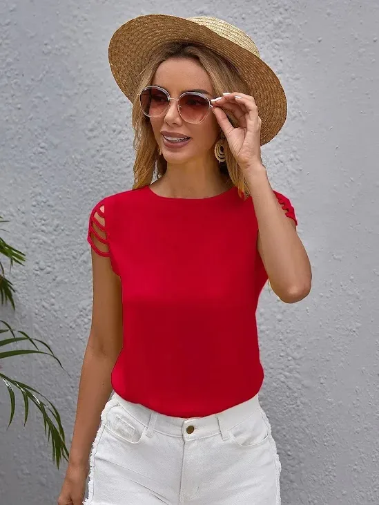 Blusa para dama color rojo