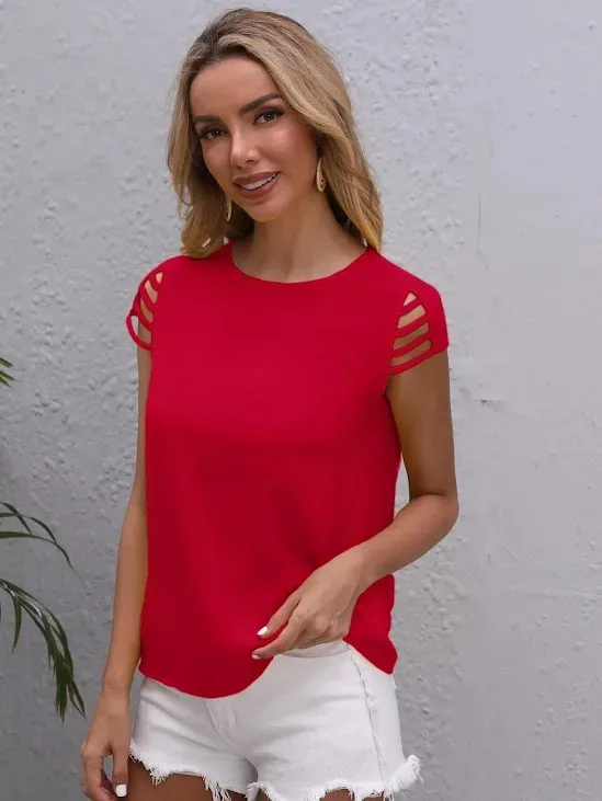 Blusa para dama color rojo