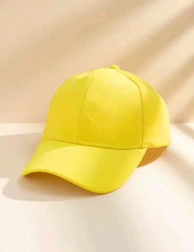 Gorra para niño color amarillo