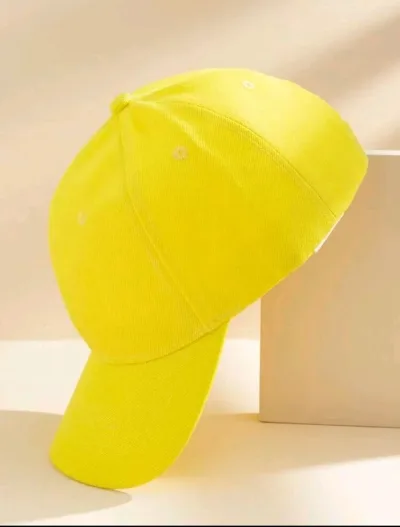 Gorra para niño color amarillo