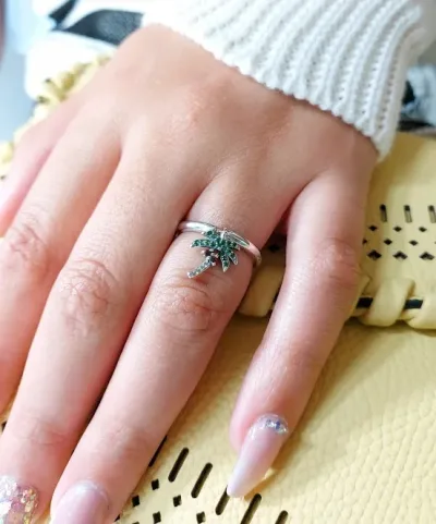 Anillo para dama plata 925 color plata
