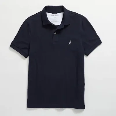 Camiseta Naútica Slim Fit para caballero color azul