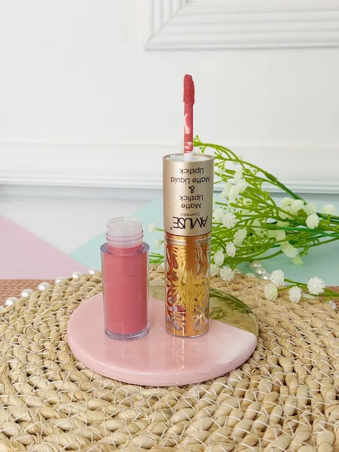 Lápiz labial doble AMUSE LIP 6289-5 Matte Lip Set Rosa barbie
