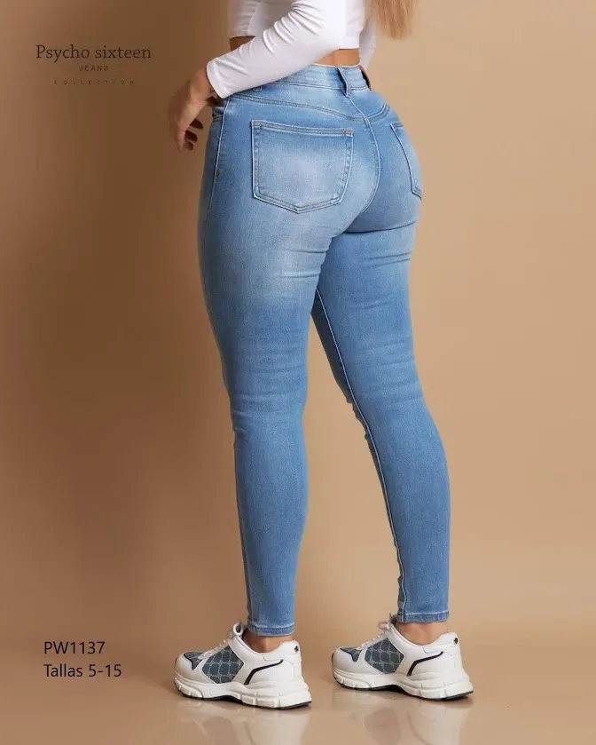 Jeans para dama Psycho Sixteen PW1137