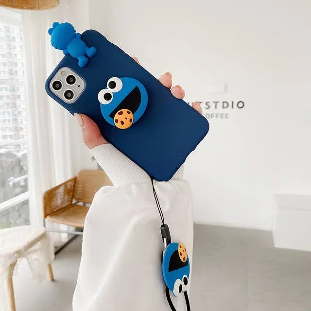 Funda para celular con diseño de come galletas