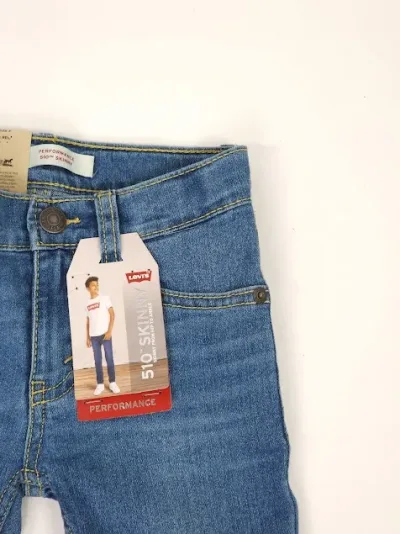 Jeans Levi´s para niño 510 Skinny color mezclilla