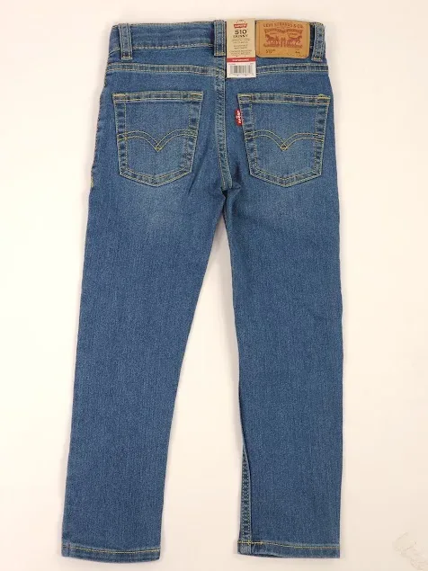 Jeans Levi´s para niño 510 Skinny color mezclilla