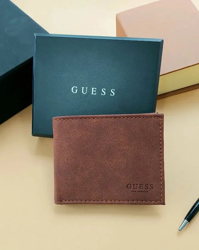 Billetera Guess para caballero color café