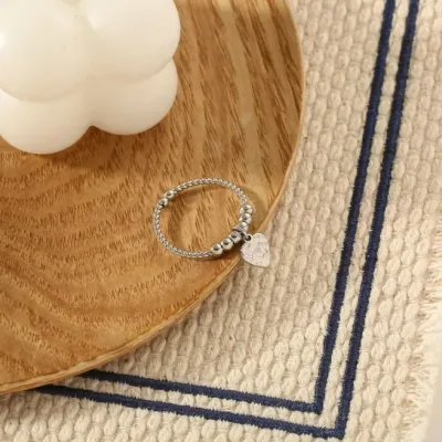 Anillo de acero titanio