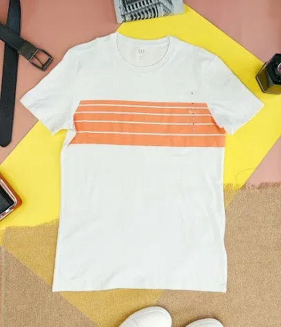 Camiseta GAP para caballero color blanco