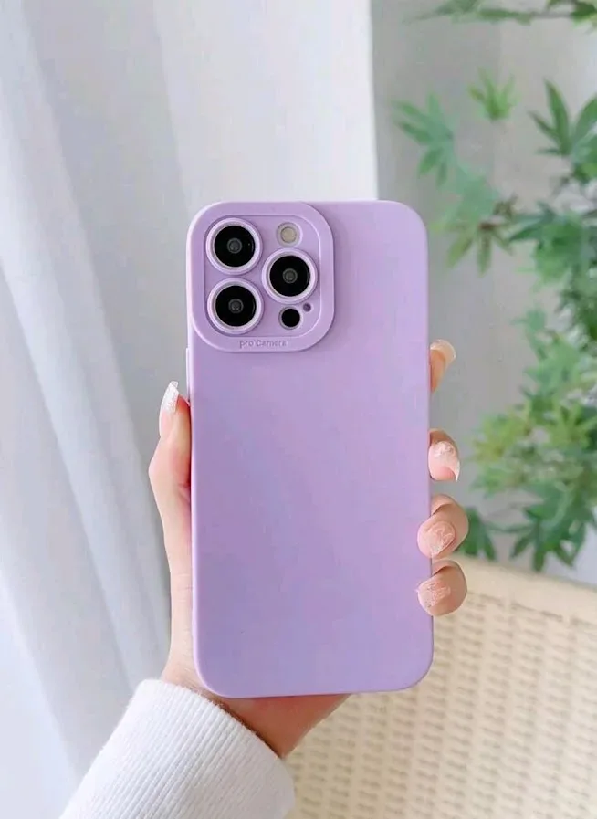 Funda para celular color lila
