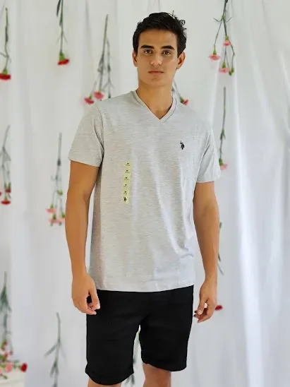 Camiseta Polo para caballero color gris