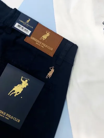 Short Cambridge Polo Club para caballero color azul