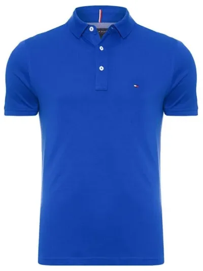 Camiseta Tommy Hilfiger Slim Fit para caballero color azul
