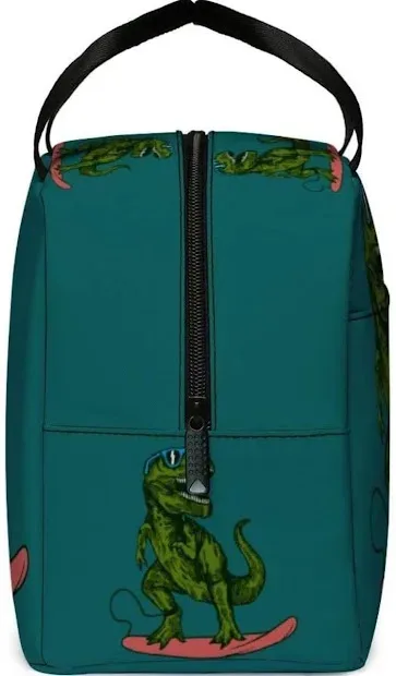 Lonchera para niño color verde oscuro