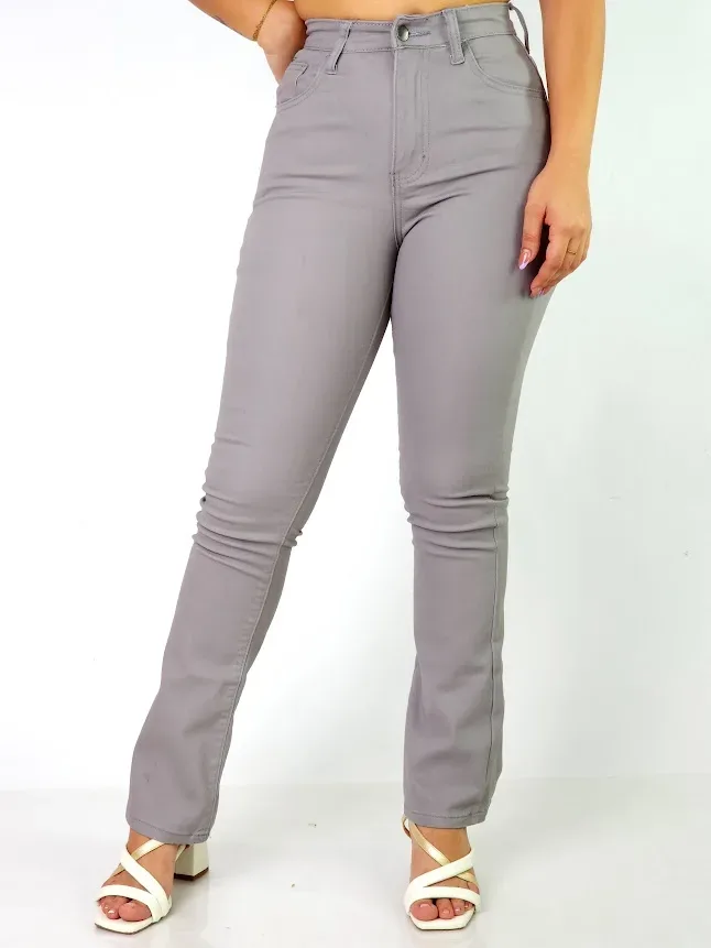 Pantalón para dama color gris